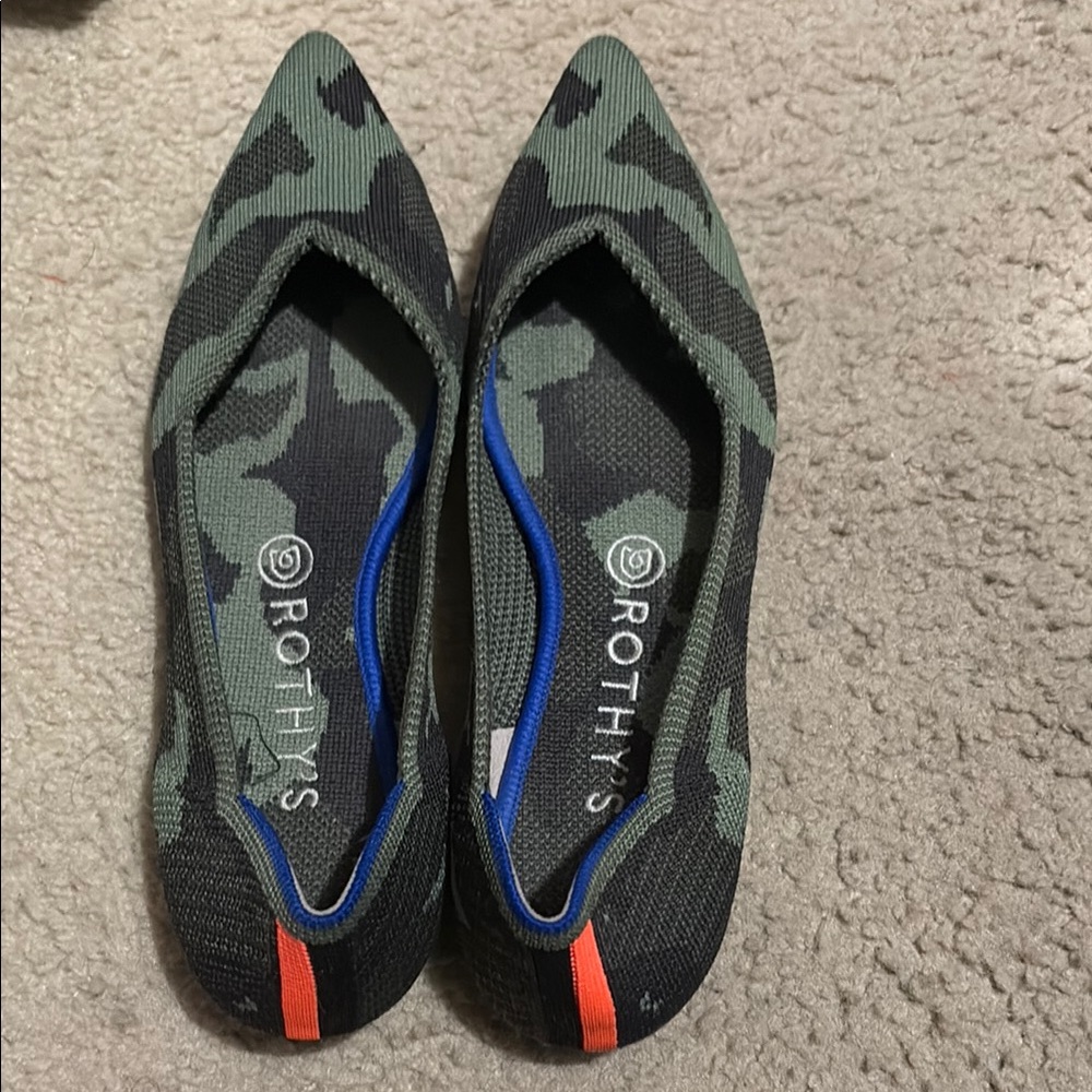 Rothy's Camo Flats with Sleek Design